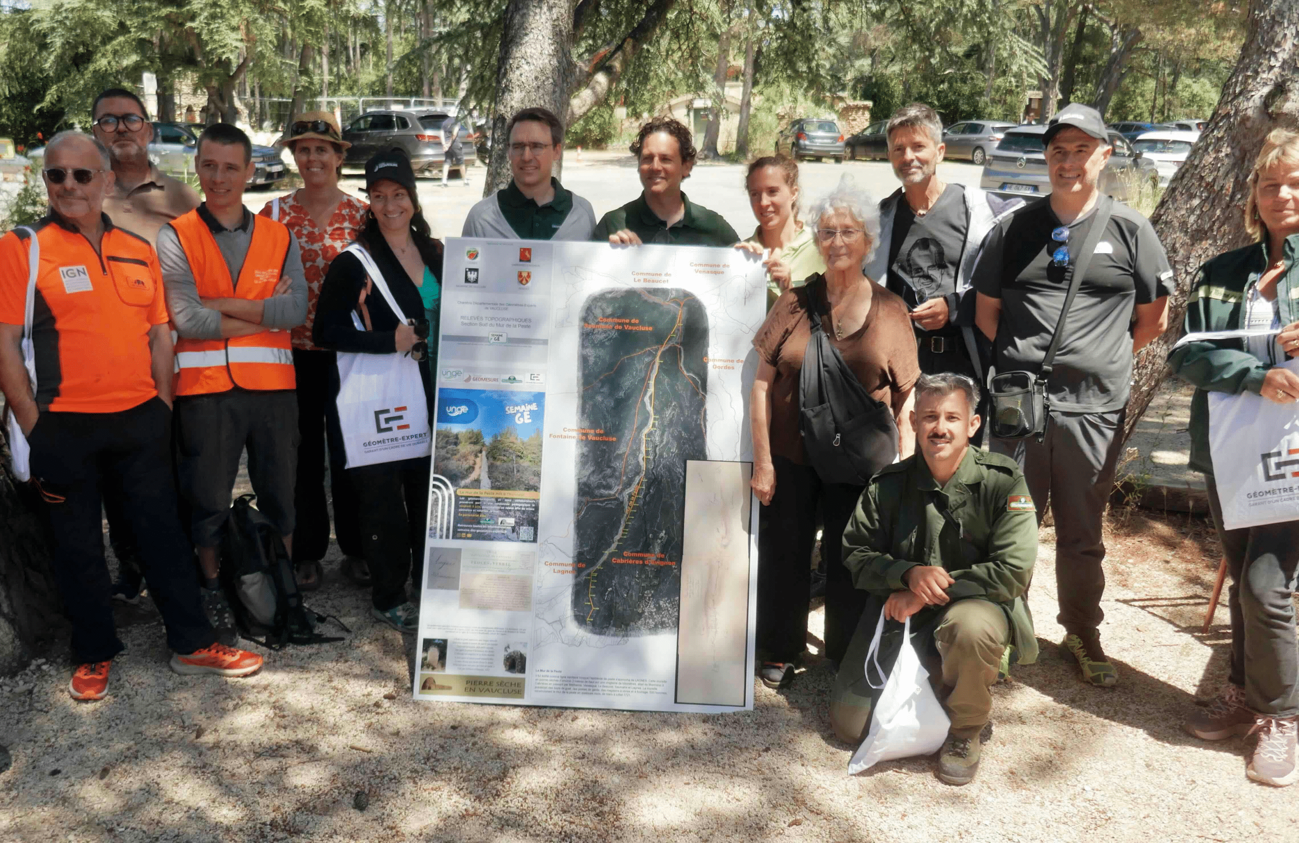 Vous consultez actuellement Les Géomètres-Experts du Vaucluse sur le Mur de la peste 